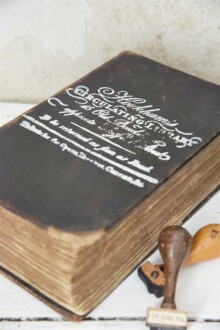 Tampon de décoration - Texte Hookman's - 10 x 14 cm - Réf. 702022 Tampon de décoration - Texte Hookman's - 10 x 14 cm - Réf. 702022