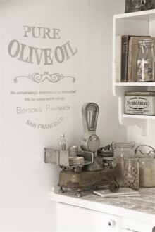 Pochoir à usage unique "Huile d'olive" - 52 x 47 cm - Réf. 350912 Pochoir à usage unique "Huile d'olive" - 52 x 47 cm - Réf. 350912