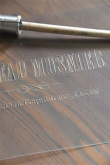 Pochoir réutilisable "Chapeau Musnier" - 25 x 85 cm - Réf. 700283 Pochoir réutilisable "Chapeau Musnier" - 25 x 85 cm - Réf. 700283