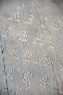 Pochoir réutilisable "Alphabet" - 30 x 21 cm - Réf. 700335 Pochoir réutilisable "Alphabet" - 30 x 21 cm - Réf. 700335