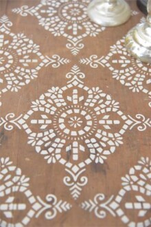 Pochoir réutilisable "Filigrane 6" - 26 x 26 cm - Réf. 702001 Pochoir réutilisable "Filigrane 6" - 26 x 26 cm - Réf. 702001