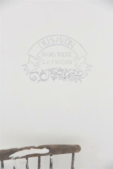 Pochoir réutilisable "Du Savon" - 30 x 40 cm  -  Réf. 702012 Pochoir réutilisable "Du Savon" - 30 x 40 cm - Réf. 702012