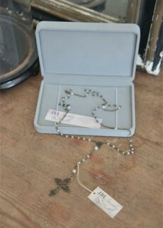 Collier "Jour mémorable" vert clair 80 cm - cuivre perles de jade & croix - Réf. 902025 Bijoux-Collier "Jour mémorable" vert clair 80 cm -cuivre et perle jade avec croix-80CM_902025