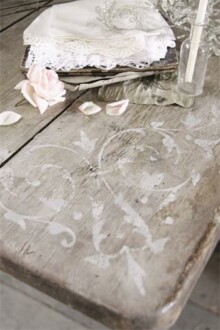 Pochoir à usage unique "Motif de coin"  - 24 x 46 cm - Réf. 350902 Pochoir réutilisable - Motif de coin - 24 x 46 cm - Réf. 350902