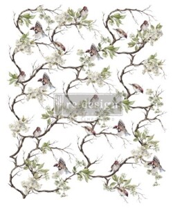 BLOSSOM FLIGHT - Vol Fleuri - 25" x 34" - 63,5 x 86,36 cm - Réf. 655350645908 Transfert décoratif Redesign - BLOSSOM FLIGHT - Vol Fleuri - 25" x 34" - 63,5 x 86,36 - Réf. 655350645908