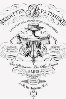 Transfert papier "Brigitte's Patisserie" - 25 x 30 cm - Réf. 702036 Transfert papier "Brigitte's Patisserie" - 25 x 30 cm - Réf. 702036