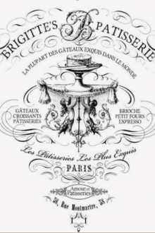 Transfert papier "Brigitte's Patisserie" - 25 x 30 cm - Réf. 702036 Transfert papier "Brigitte's Patisserie" - 25 x 30 cm - Réf. 702036