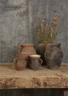Pot ancien authentique - argile - H.25-36 cm suivant arrivage - Réf. 530848 Pot en céramique ancien authentique - argile - H.25-36 cm suivant arrivage - Réf. 530848