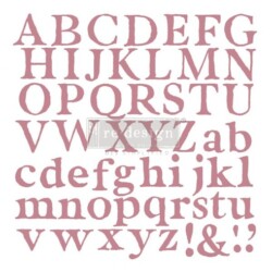 Tampon transparent Redesign ® - Alpha - Alphabet - 12" x 12" - Réf. 655350647933 Tampon transparent Redesign ® - Alpha - Alphabet - Réf. 655350647933